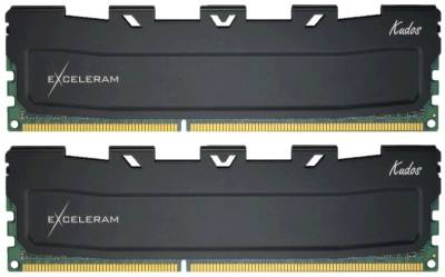 Оперативная память Exceleram Black Kudos DDR3 16Gb (2x8Gb) 1600MHz CL11 Kit EKBLACK3161611LAD