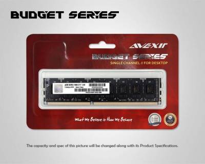Оперативная память AVEXIR Budget Series DDR3 4Gb 1600MHz CL11 AVD3U16001104G-1BW