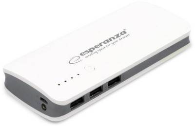 Дополнительные внешние аккумуляторы Esperanza 8000 mAh White-Grey EMP106WE