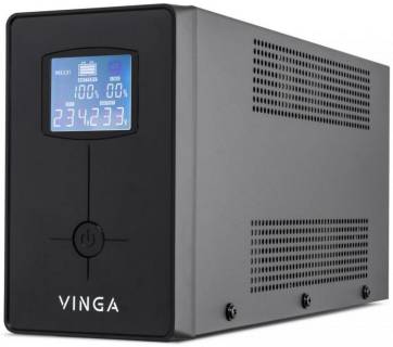 ИБП Vinga LCD 600VA metal case VPC-600M