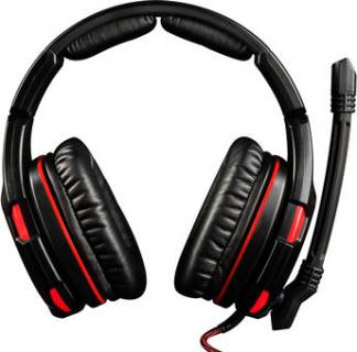 Наушники Modecom MC-832 Volcano Ghost Black/Red S-MC-832-GHOST