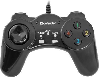 Игровой контроллер Defender Vortex  Black 6272835