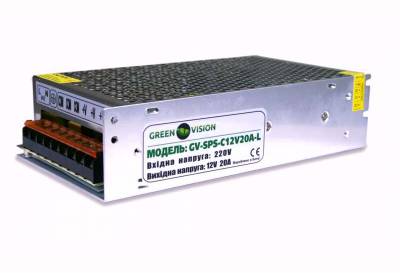 Блок питания GreenVision GV-SPS-C 12V20A-L(240W)