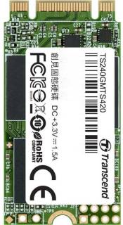 Внутренний HDD/SSD Transcend MTS420 240GB M.2 2242 3D TLC TS240GMTS420S