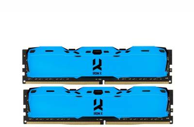 Оперативная память Goodram Iridium X Blue DDRBGG4 16Gb (2x8Gb) 3000MHz CL16 Kit IR-XB3000D464L16S/16GDC