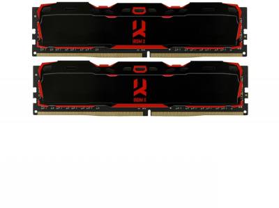 Оперативная память Goodram Iridium X Black DDR4 16Gb (2x8Gb) 3000MHz CL16 Kit IR-X3000D464L16S/16GDC