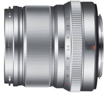 Объектив Fujifilm XF 50mm F2.0 R WR Silver 16536623