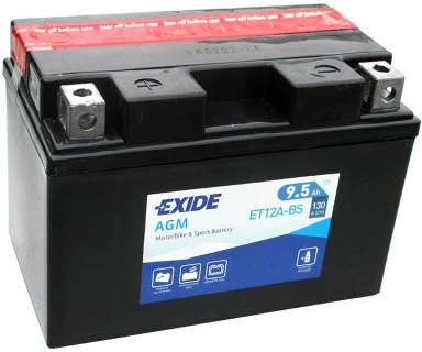 Exide AGM 9.5Ah-12v ET12A-BS