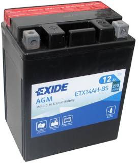 Exide AGM 12Ah-12v ETX14AH-BS