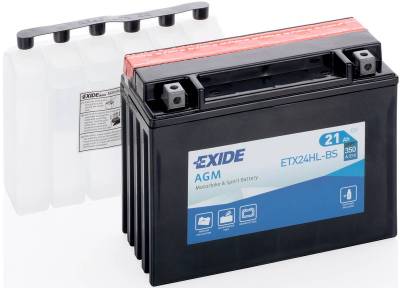 Exide AGM 21Ah-12v ETX24HL-BS
