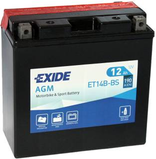 Exide AGM 12Ah-12v ET14B-BS