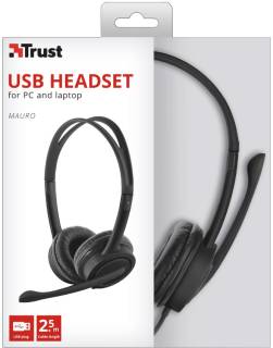 Наушники Trust MAURO USB HEADSET 17591