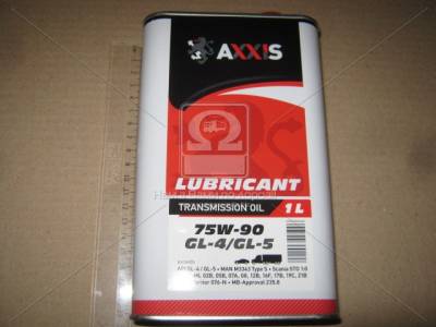 Axxis 75W-90 GL-4 / GL-5 75W-90 GL-4 / GL-5 1л