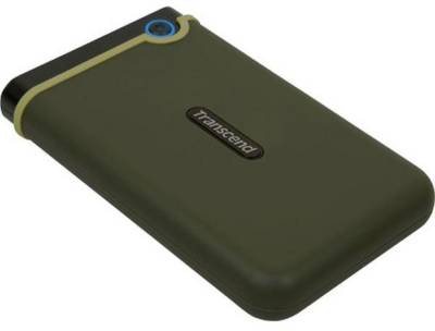 Внешний HDD Transcend StoreJet 25M3G 1TB Military Green Rubber Case USB 3.1 Gen1 TS1TSJ25M3G