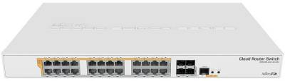 Сетевой коммутатор Mikrotik CRS328-24P-4S+RM