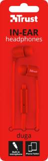Наушники Trust Duga Full Red 22134