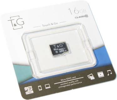Карта памяти T&G microSDHC 16Gb Class10 UHS-I TG-16GBSD10U1-00