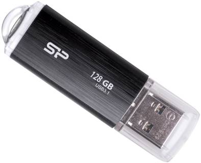 Флеш-память USB Silicon Power Blaze B02 128GB Black USB 3.1 SP128GBUF3B02V1K