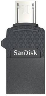 Флеш-память USB SanDisk Ultra Dual 64Gb Black USB 2.0 + OTG SDDD1-064G-G35