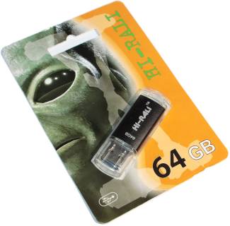 Флеш-память USB HI-RALI Rocket series 64Gb Black USB 3.0 HI-64GB3VCBK
