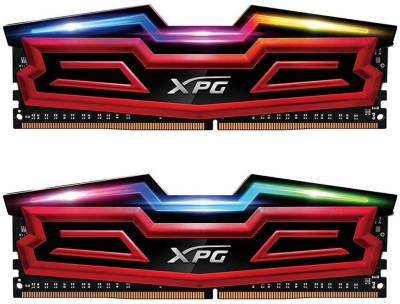 Оперативная память A-Data XPG Spectrix D40 Red DDR4 16Gb (2x8Gb) 3200MHz CL16 Lit AX4U320038G16-DRS