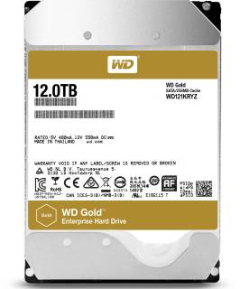 Внутренний HDD/SSD Western Digital Gold 12Tb 7200rpm 256Mb WD121KRYZ
