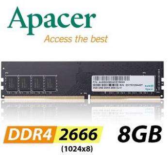 Оперативная память Apacer DDR4 8Gb 2666MHz CL16 EL.08G2V.GNH