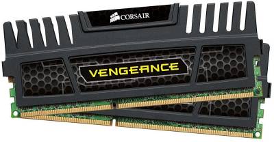 Оперативная память Corsair Vengeance Black DDR3 8GB (2x4GB) 1600MHz CL9 Kit CMZ8GX3M2A1600C9