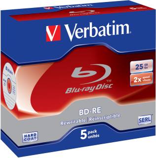 Диск Verbatim BD-RE SL 25Gb 2x 43615