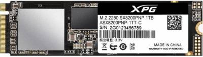 Внутренний HDD/SSD A-Data XPG SX8200 Pro 1TB M.2 2280 NVMe1.3 PCIe 3.0 x4 3D NAND TLC ASX8200PNP-1TT-C