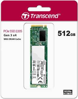 Внутренний HDD/SSD Transcend NVMe SSD 220S 512GB M.2 2280 NVMe PCle 3.0 4x TS512GMTE220S