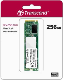 Внутренний HDD/SSD Transcend NVMe SSD 220S 256GB M.2 2280 NVMe PCle 3.0 4x 3D NAND TLC TS256GMTE220S