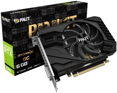 Видеокарта Palit GeForce RTX 2060 StormX OC NE62060S18J9-161F