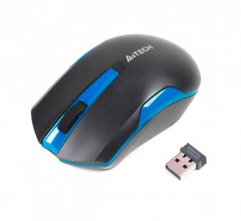 Мышка A4Tech V-Track G3-200N Wireless Black/Blue 4711421929448