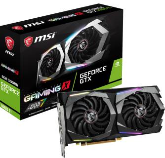 Видеокарта MSI GeForce GTX 1660 TI GTX 1660 TI GAMING X 6G