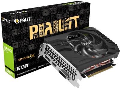 Видеокарта Palit GeForce GTX 1660 Ti StormX 6GB NE6166T018J9-161F