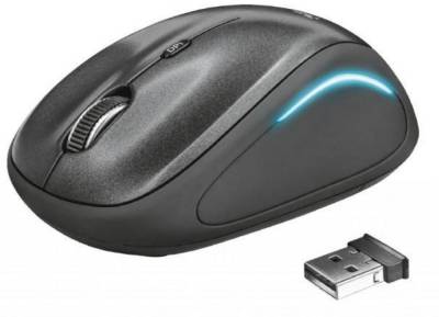 Мышка Trust Yvi FX wireless mouse black 22333