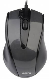 Мышка A4Tech N-500F-1 Glossy Grey USB N-500F-1_Glossy_Grey