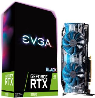 Видеокарта EVGA GeForce RTX 2080 Black Edition Gaming 8GB 08G-P4-2081-KR
