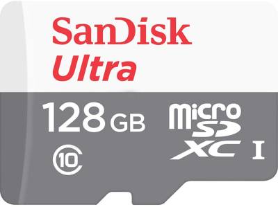 Карта памяти SanDisk Ultra microSDXC 128GB C10 UHS-I SDSQUNS-128G-GN6MN