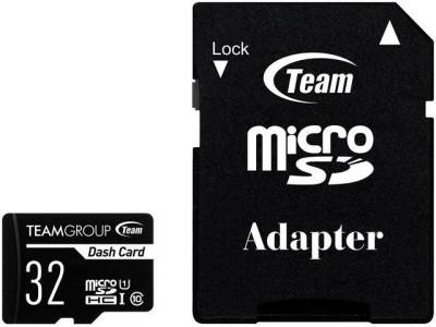 Карта памяти Team Dash Card MicroSDHC 32GB UHS-I Class 10 + adapter TDUSDH32GUHS03