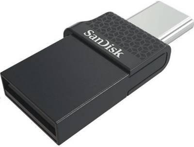Флеш-память USB SanDisk Dual Drive 128Gb Black USB 2.0 + USB Type-C SDDDC1-128G-G35