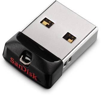 Флеш-память USB SanDisk Cruzer Fit 32Gb Black USB 2.0 SDCZ33-032G-G35