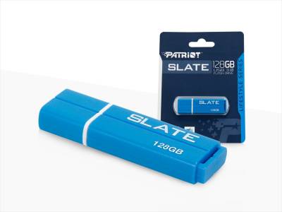 Флеш-память USB Patriot Slate 128GB Blue USB 3.0 PSF128GLSS3USB