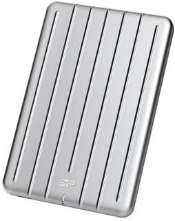 Внешний HDD Silicon Power Bolt B75 256Gb Silver USB Type-C + USB 3.1 SP256GBPSDB75SCS