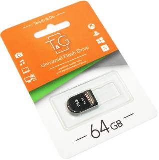 Флеш-память USB T&G 010 Shorty series 64GB Black USB 2.0 TG010-64GB