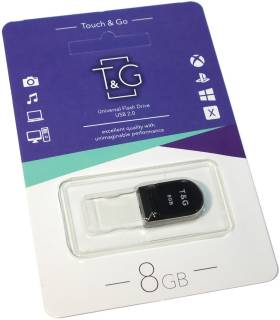 Флеш-память USB T&G 010 Shorty series 8GB Black USB 2.0 TG010-8GB