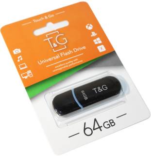 Флеш-память USB T&G 012 Classic series 64GB Black USB 2.0 TG012-64GBBK