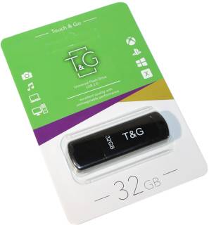 Флеш-память USB T&G 011 Classic series 32GB Black USB 2.0 TG011-32GBBK