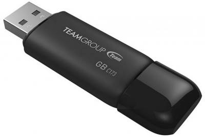 Флеш-память USB Team C173 16GB Pearl Black USB 2.0 TC17316GB01